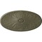 Ekena Millwork Madrid Ceiling Medallion, Hand-Painted Spartan Stone, 24 3/4"W x 12 1/2"H x 1 3/4"P CM24X12MASSF - alternate 1